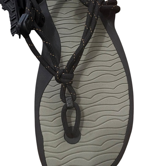 Xero Shoes Aqua Cloud Sandals Men\'s Size 7 Black Grey Barefoot Minimalist Shoes
